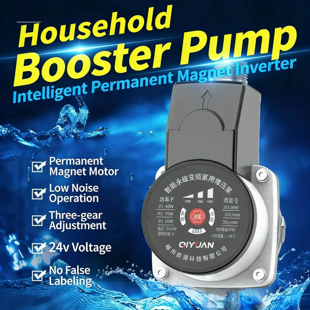 Inteligentna cicha pompa wspomagająca o zmiennej częstotliwości i zmiennej częstotliwości